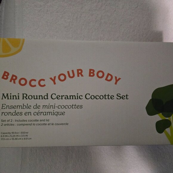 Brocc your body Mini Ceramic Cocotte set - Picture 4 of 4